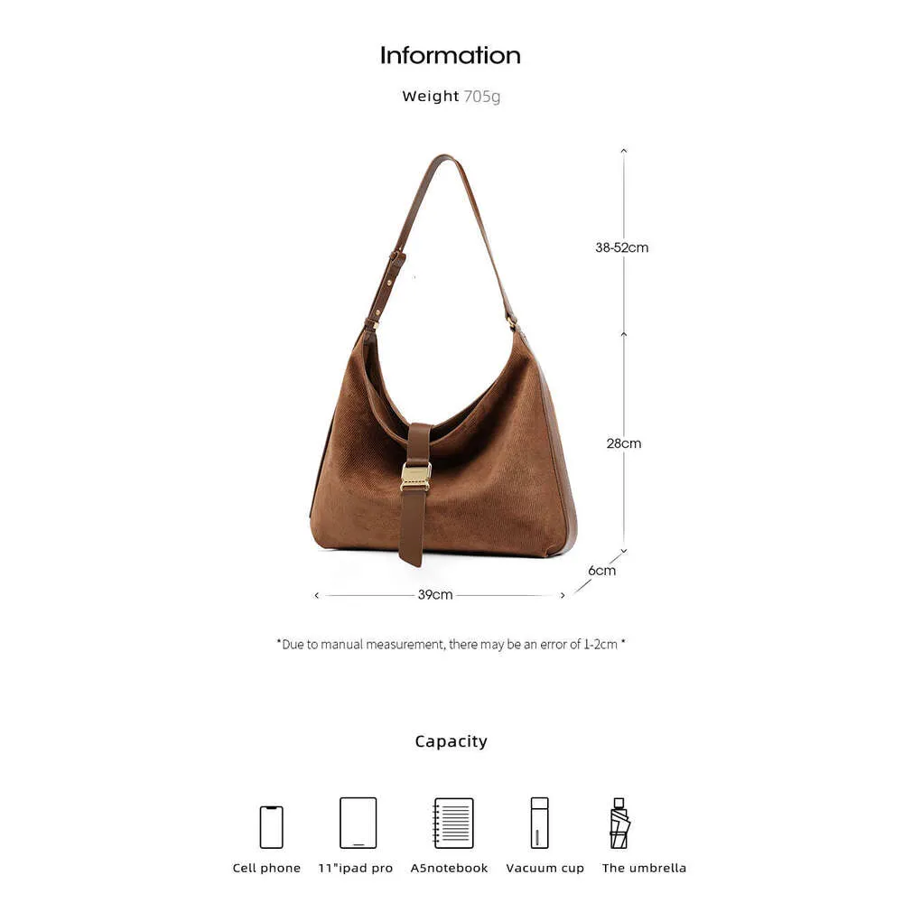 LA FESTIN Original Tote Grande Capacité Épaule Bandoulière Nouveau 2023 Femmes Daim Dames Sac Messager En Cuir_voghion.com