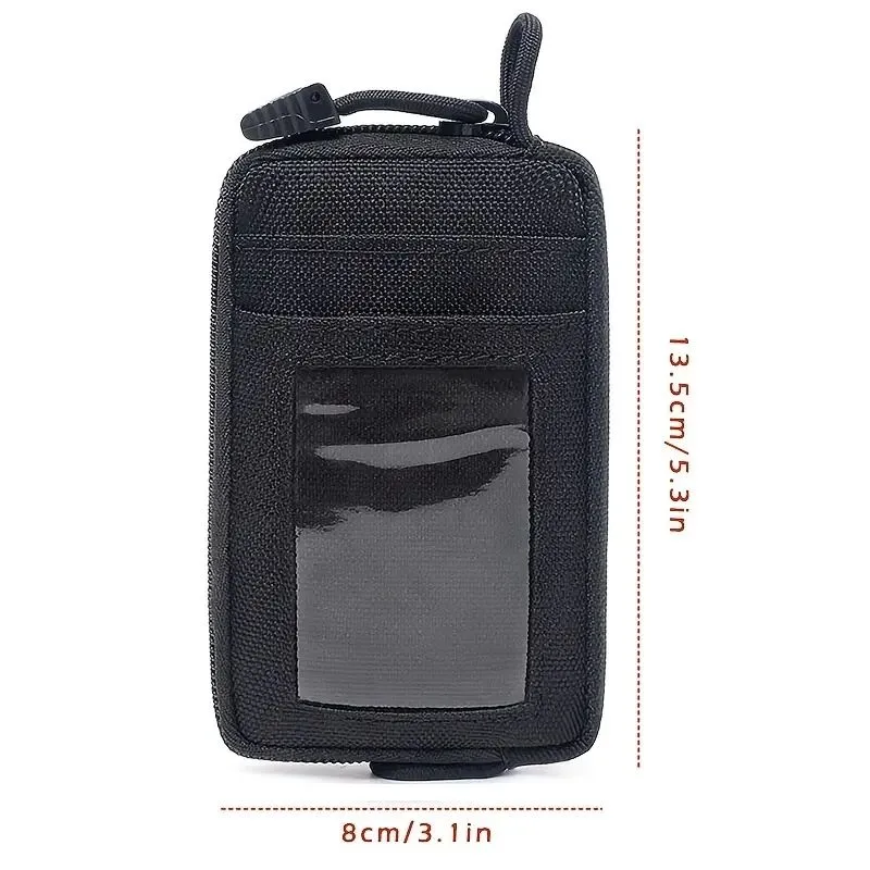 Portachiavi tattico, mini marsupio militare, borsa da tasca EDC, portamonete, porta carte d'identità, portachiavi per auto, marsupio._voghion.com