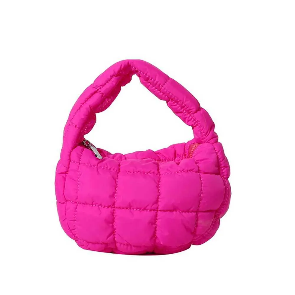 Quilted Shoulder Bag For Women Puffy Dumpling Handbag Fashion_voghion.com