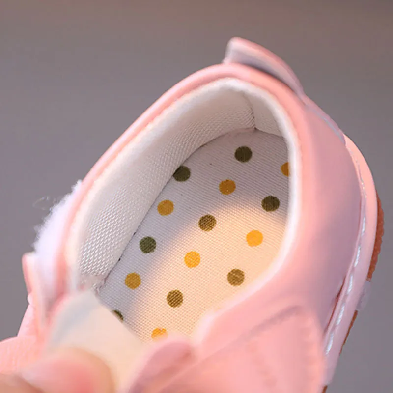 for Newborn Infant Soft Sole Anti Slip Baby Toddler Happysteps Cartoon Kids Child Squeaky Shoes Sizes US0.5C-US4C_voghion.com