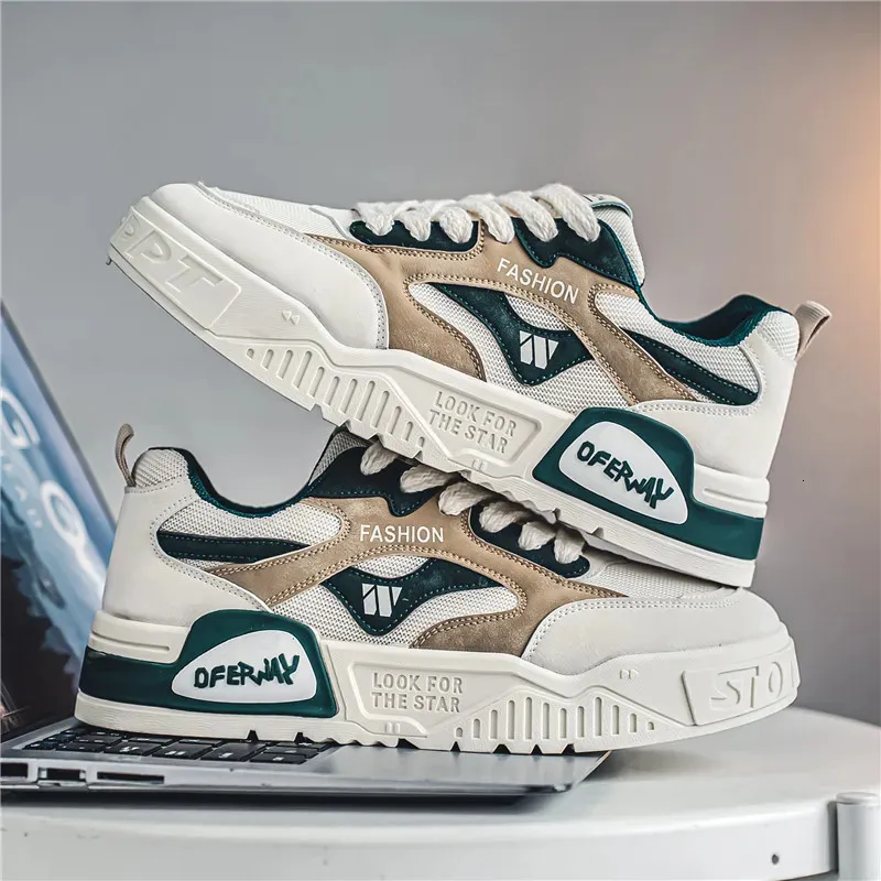 Heren Ademende Klassieke Hardloopsneakers voor Heren Buiten Licht Comfortabel Mesh Slip-on Wandelschoenen 240626_voghion.com