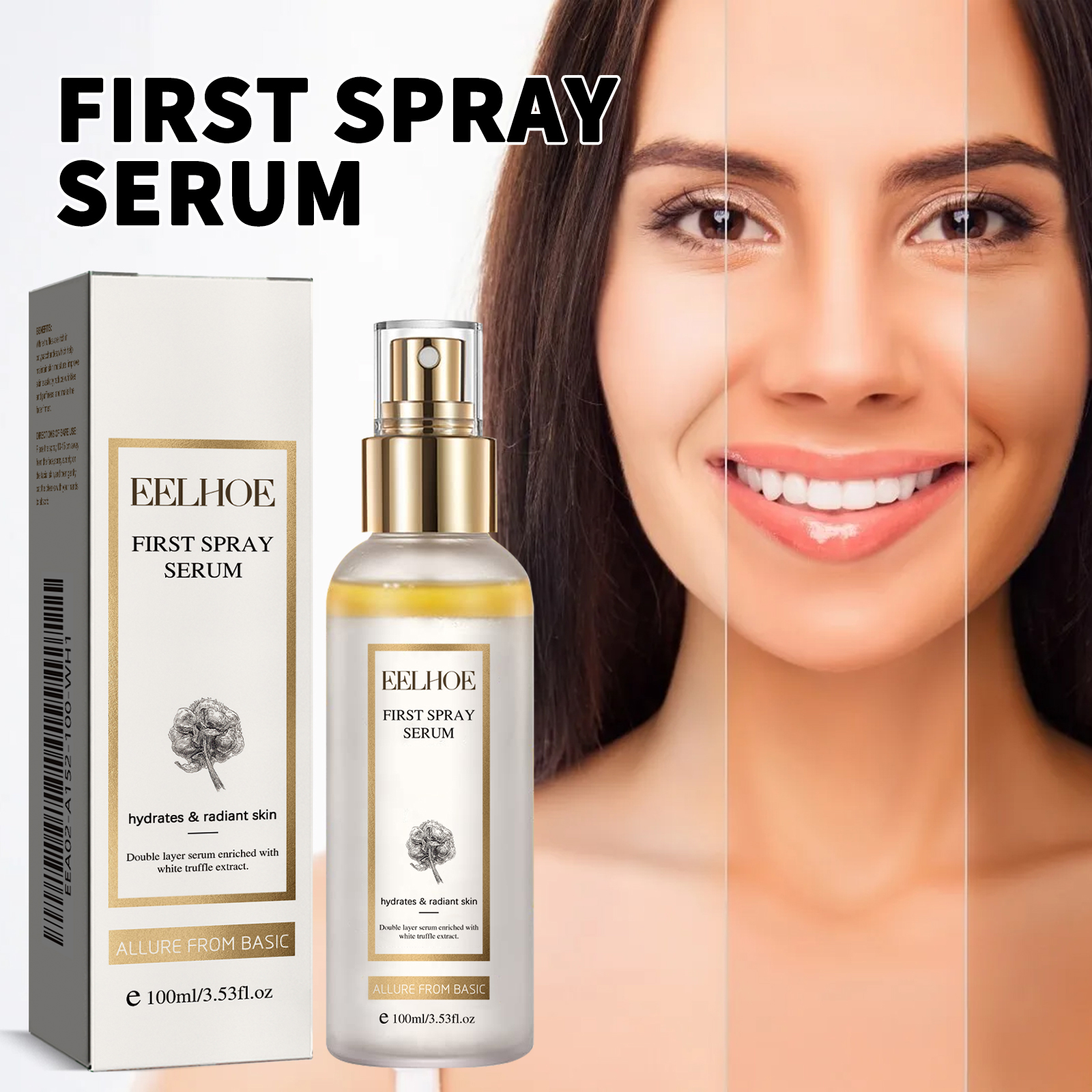EELHOE White Truffle Moisturizing Spray, Moisturizing And Brightening Whitening Essence Spray_voghion.com