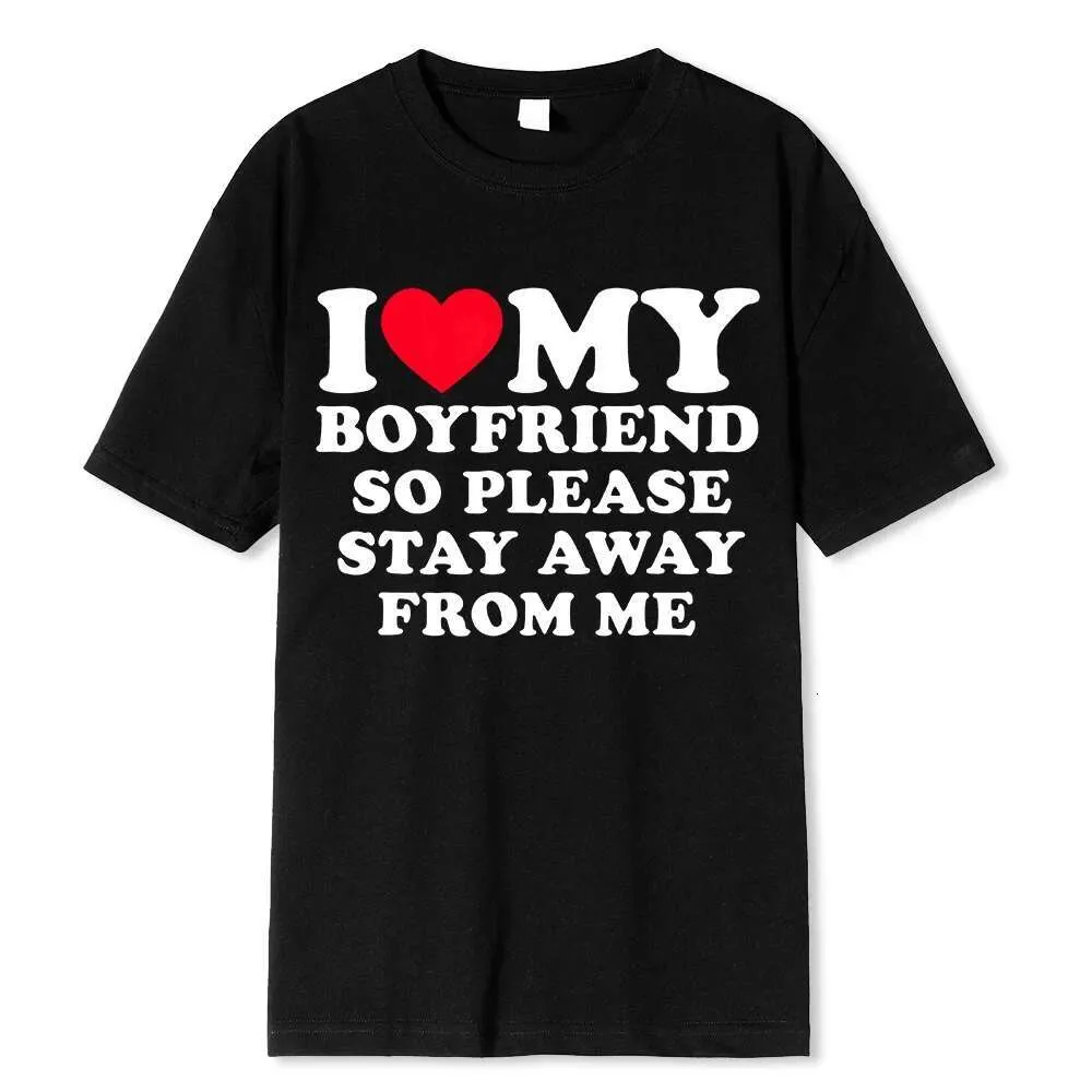 Roupas de namorado, eu amo homens estampados de namorada, então, por favor, fique longe da minha diversão, citações de namorado, camisetas de casal_voghion.com