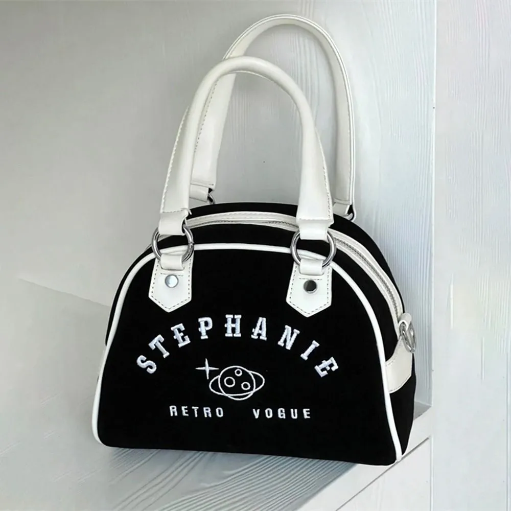 Tragbare Leder Boston Wildleder Einfarbig PU Bowling Große Kapazität Veet Baseball Tasche Reise_voghion.com