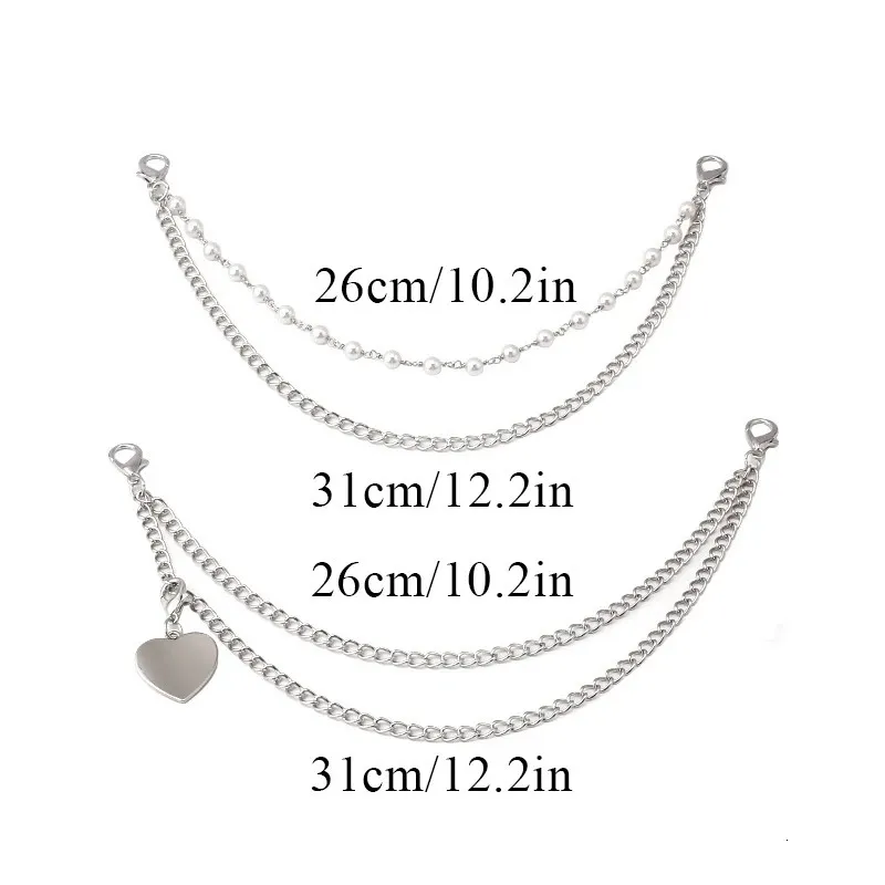 Y2k Metalen Parelband Tassen Meerlaags Voor Handtas DIY Handvatten Ster Hanger Schoudertas Ketting Accessoires 241028_voghion.com