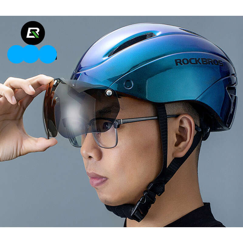 ROCKBROS Cycling Helmet, Road Mountain Bike, Male And Female Integrated Safety Hat_voghion.com