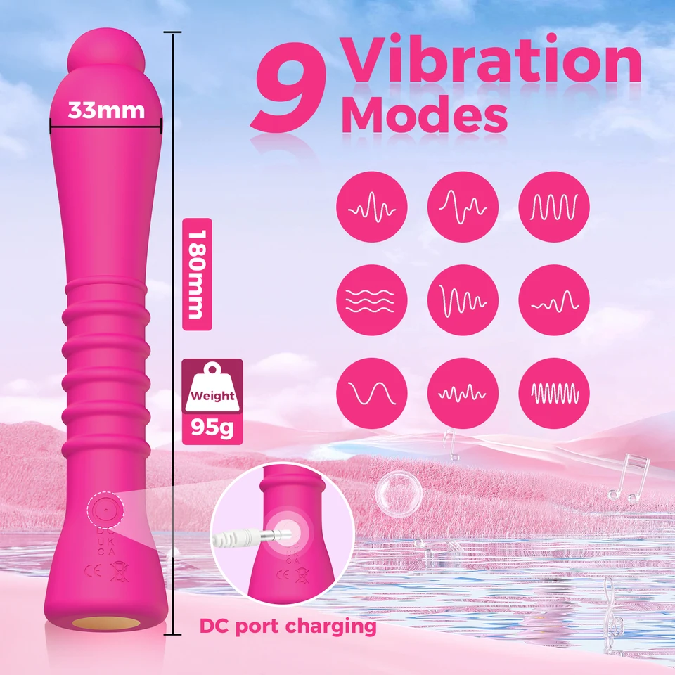 Vibrateur puissant pour stimulation du point g et clitoris_voghion.com