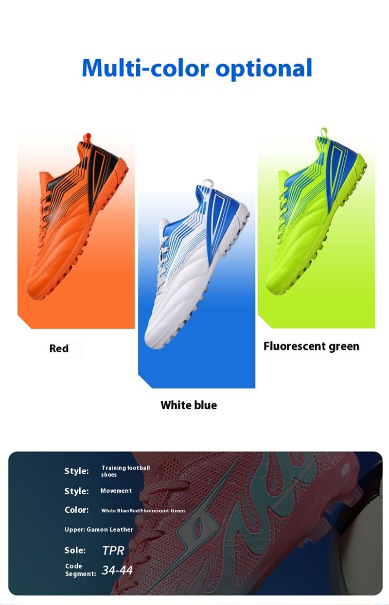 Herren- Damen-Fußballschuhe den Innen- und Außenbereich, für Erwachsene, gebrochene Spikes, rutschfest, verschleißfest,_voghion.com