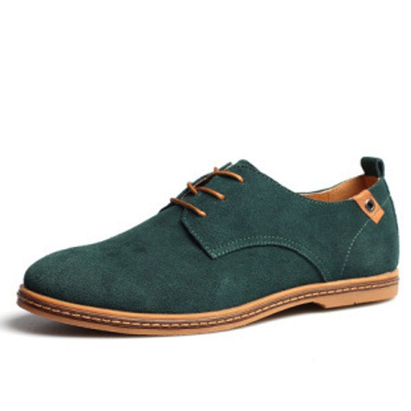 Merk Echt Leer Heren Heren Zakelijk Oxford Handgemaakt Antislip Platte Casual Schoen Comfortabele Werkschoenen Sneakers_voghion.com