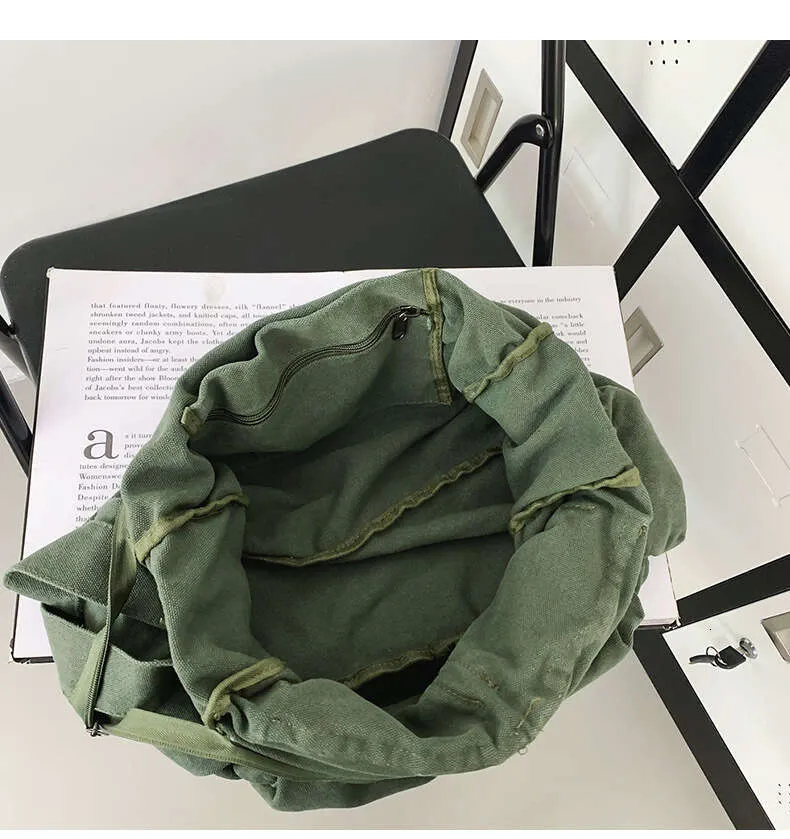 Modische Damen Umhängetasche Aus Canvas Für Freizeit Und Arbeit_voghion.com