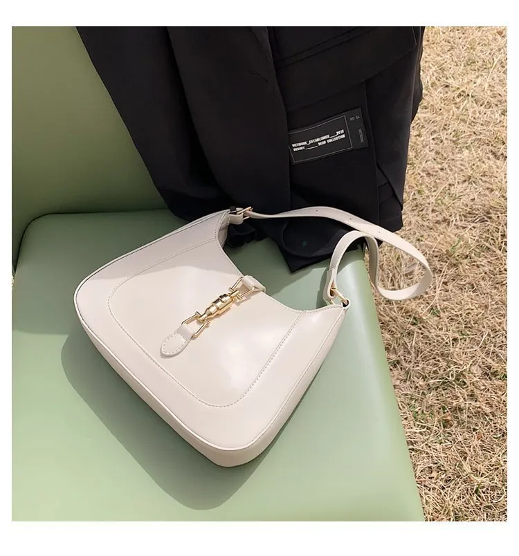 Women's Shoulder Bag Solid Colour Fashion Messenger Handbag_voghion.com