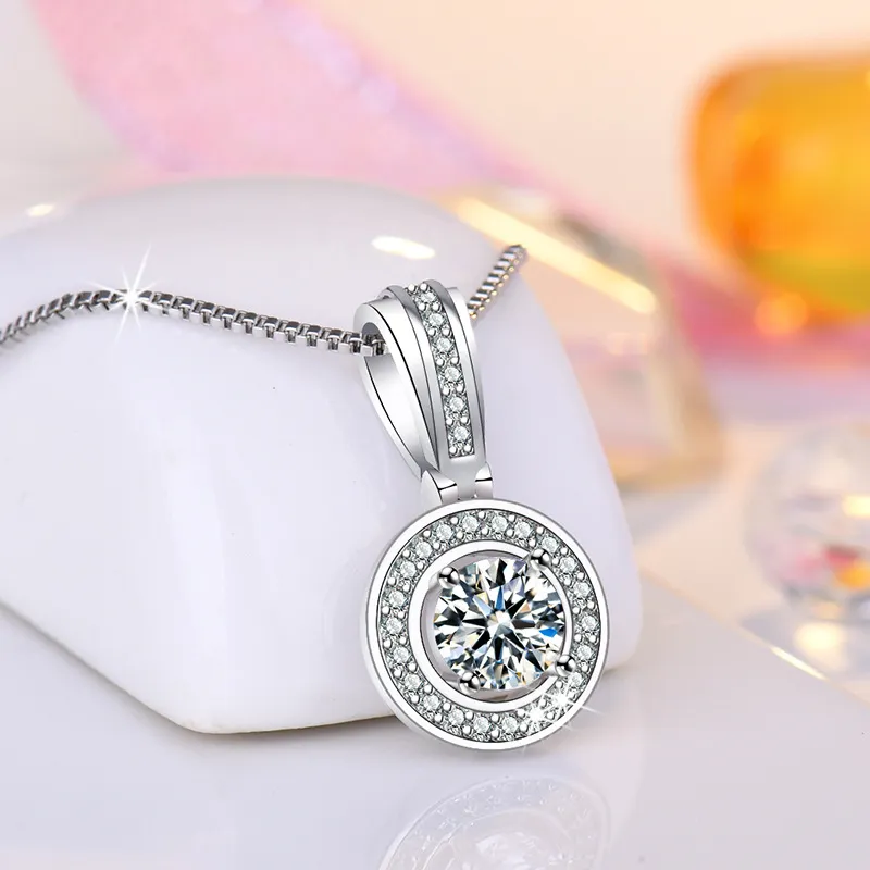 S Sterling Sier sailormoon Necklaces Round Big Shining Crystal Stone Cubic cz Zircon Diamond Designer Pendant Necklace_ipsvogv.com