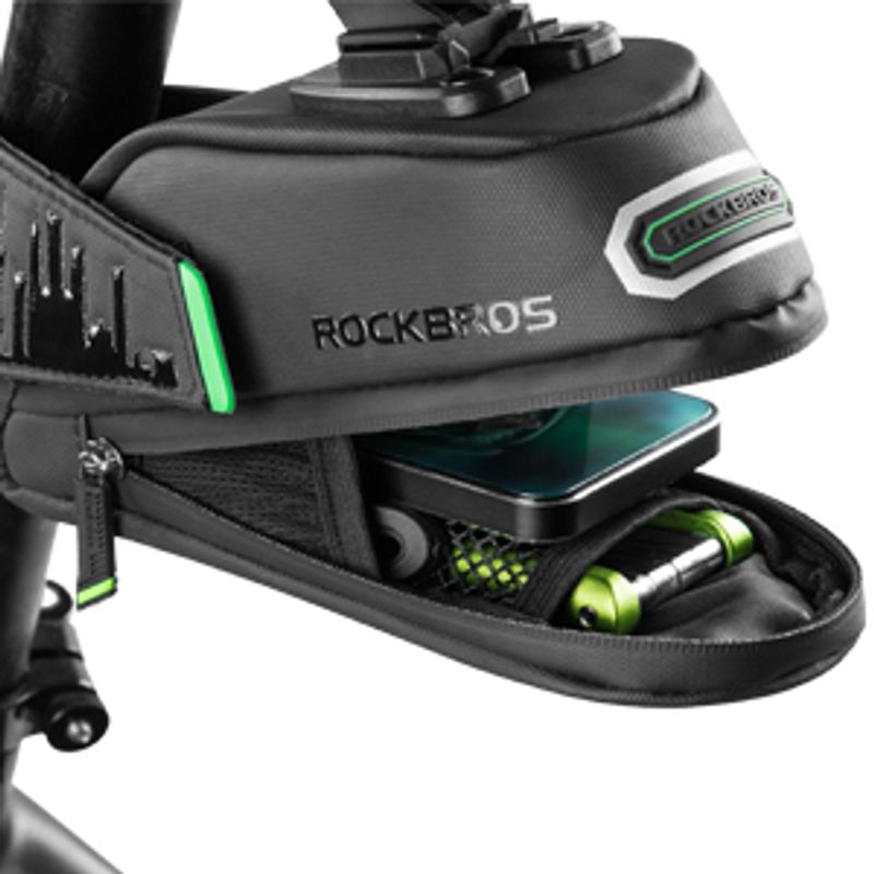 ROCKBROS Waterproof Saddle Bicycle Bag For MTB (Mountain Bike), Seat Bag, Medium (M), Shipped By DHL_voghion.com