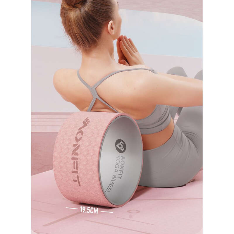 Yoga med åbent for begyndere, professionelt yogaudstyr, bøjningsværktøj, udvidet og forstørret rullende baghjulsring,_voghion.com