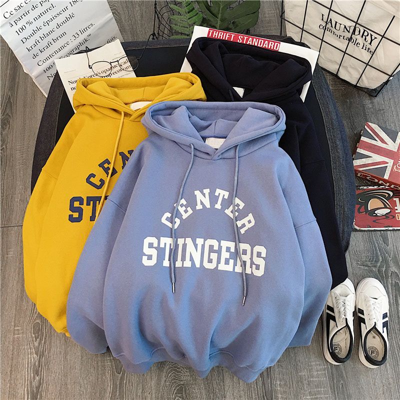 Women's Clothing after sales package autumn and winter outer wear plus velvet tops for students women loose sweatshirts_voghion.com