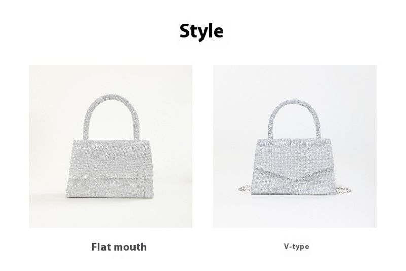 Nuovo abito da sera mini nicchia fine pezzo lucido borsa da banchetto diagonale a mano_voghion.com