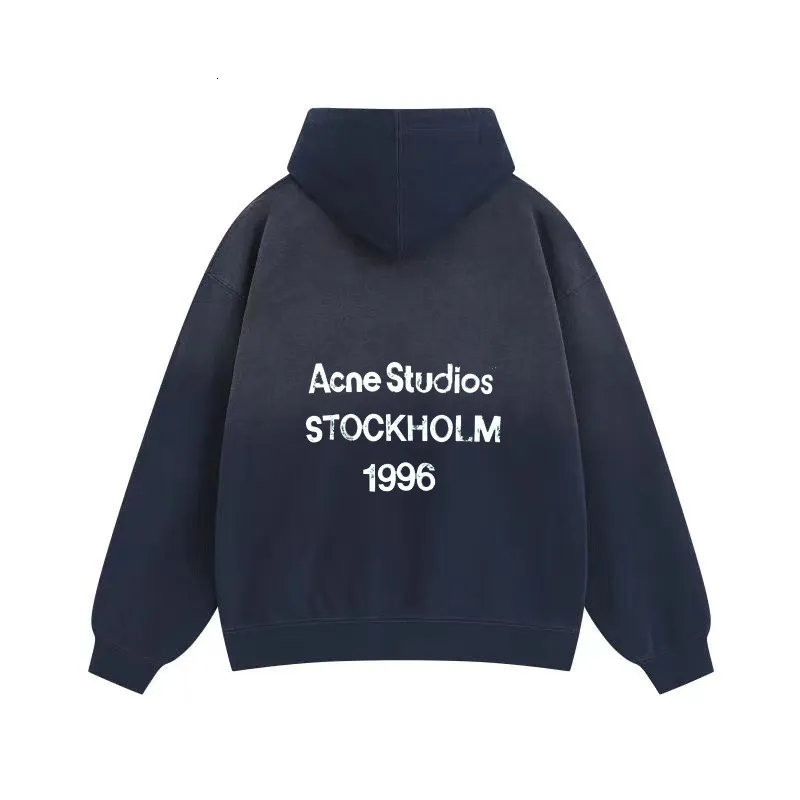 Felpa con cappuccio vintage autunno e inverno, stile High Street, stile americano, con lettere sfrangiate, tinte e appese, 1996_voghion.com