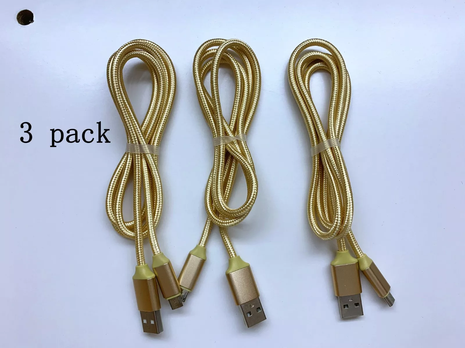 3-Pack 3ft Micro USB Charger Fast Charging Cable Cord For Samsung Android Phone_voghion.com