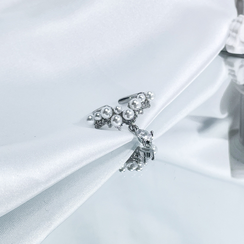 French light luxury pearl inlaid open for women with a high-end feeling, sweet, cool, exquisite autumn winter_voghion.com