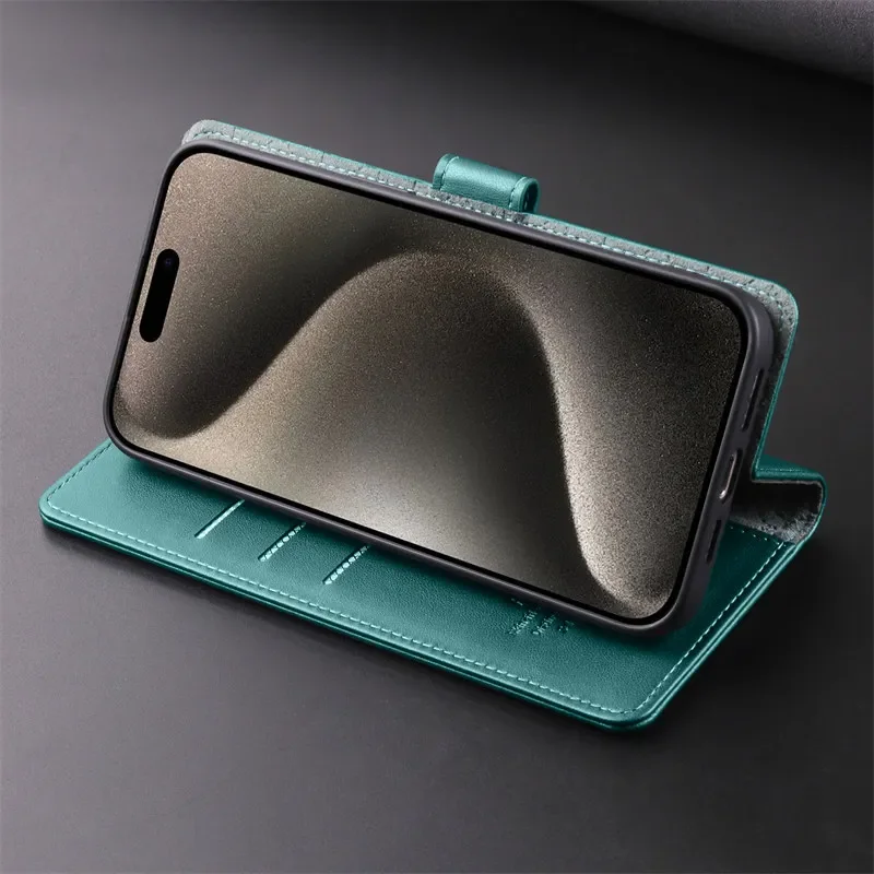 Magnetic Wallet Phone Case For Apple Iphone Pro Max Plus Se_voghion.com
