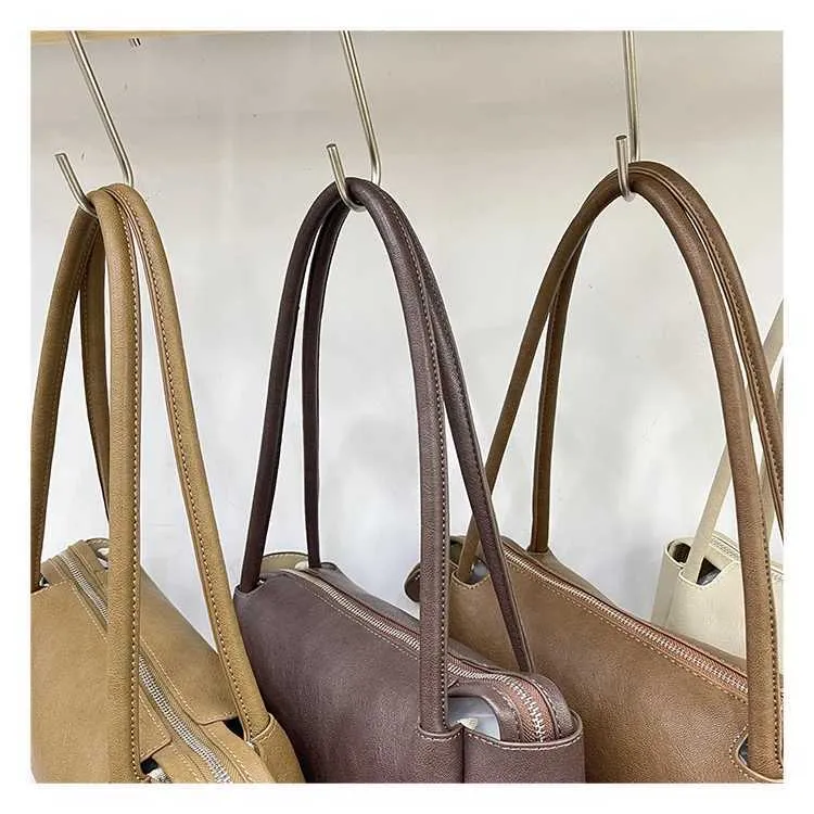 Women's Shoulder Bag Handbag Textured Suede Pu Leather Versatile_voghion.com