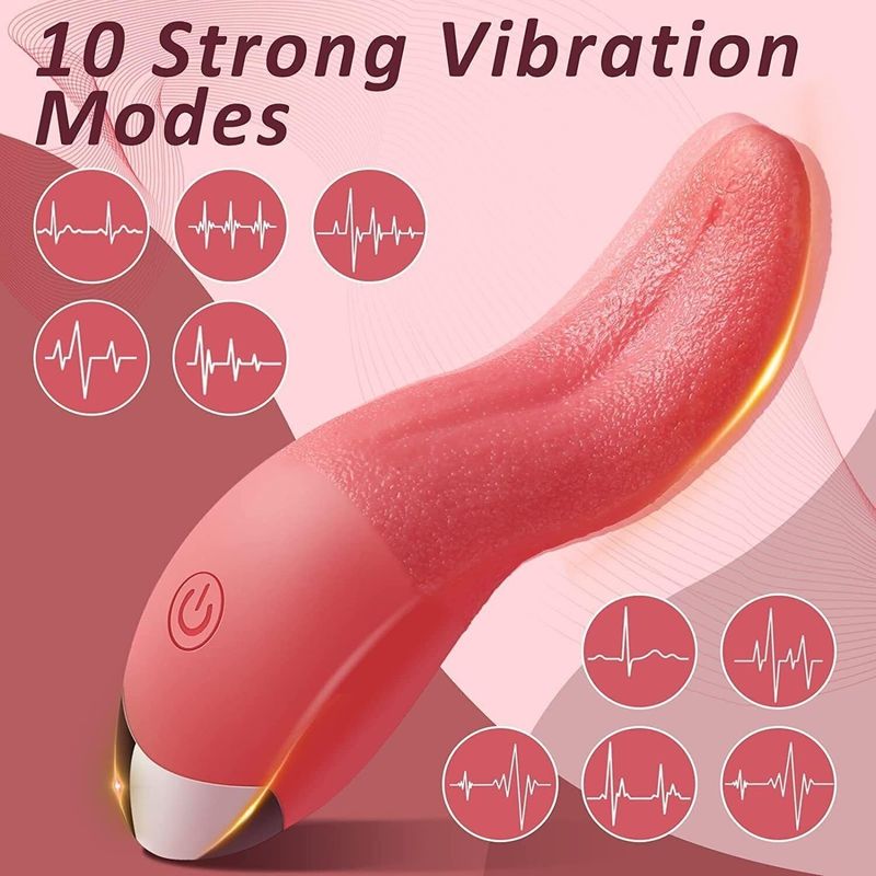 Sexspielzeug für Erwachsene, weibliche Simulationszunge, Masturbation, Lecken, Yin-Vibration, Heizspielzeug, G-Punkt-Orgasmus-Artefakt_voghion.com