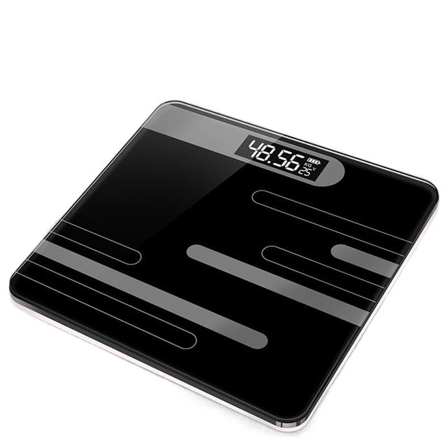 Cântar electronic inteligent pentru baie, cântar de podea, cântar de baie, cântar digital pentru greutate corporală, afișaj LCD, cântar electronic inteligent_voghion.com