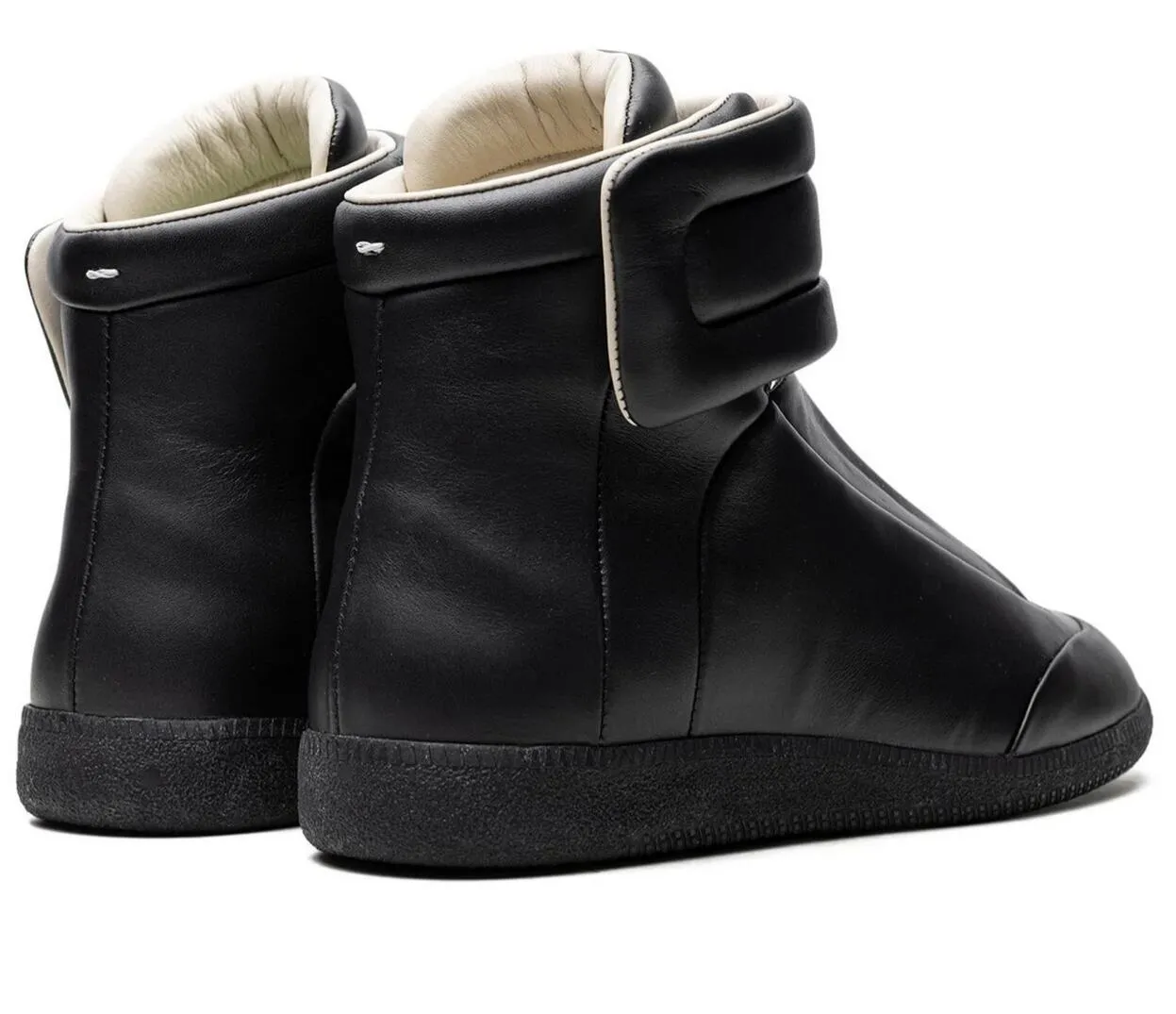 brand Mm22 Maison Future High Top Sneakers Shoes Front Touchstrap Fastening Leather Round Toe Party Dress Technical_voghion.com