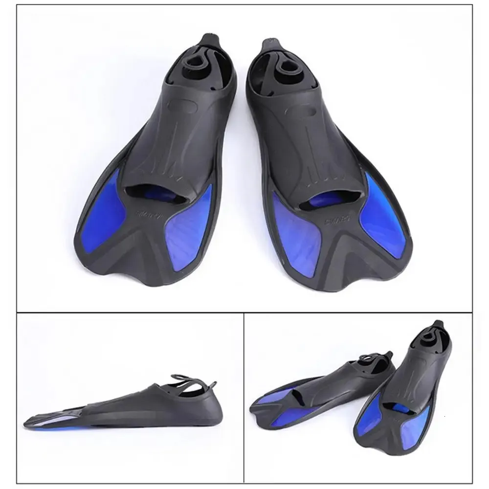 Draagbare snorkelvinnen Scuba Flippers Antislip duikvin Volledige voet zwemvliezen Beginnerszwemuitrusting 240615_voghion.com