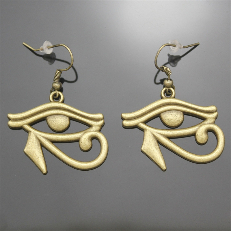 Unisex Vintage Lach Anhänger Ohrhaken_voghion.com