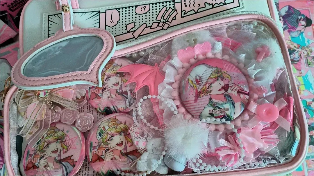 Ornamento pendente con fiocco giapponese per borse donna lolita_voghion.com