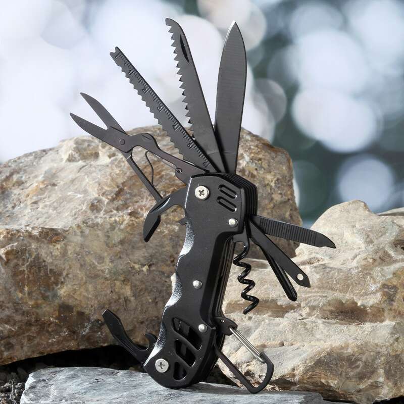 Outdoor-Multifunktions-kleines Schweizer Militär-tragbares Outdoor-Überlebens-Klappmesser-Flaschenöffner-EDC-Kombinationswerkzeug_voghion.com