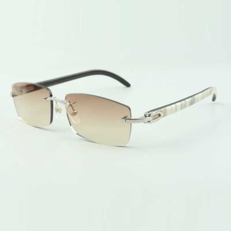 Women for Computer Designer Mirror Fashion Police Glasses Frame Frameless Buffs Sunglasses 3524012 with_voghion.com
