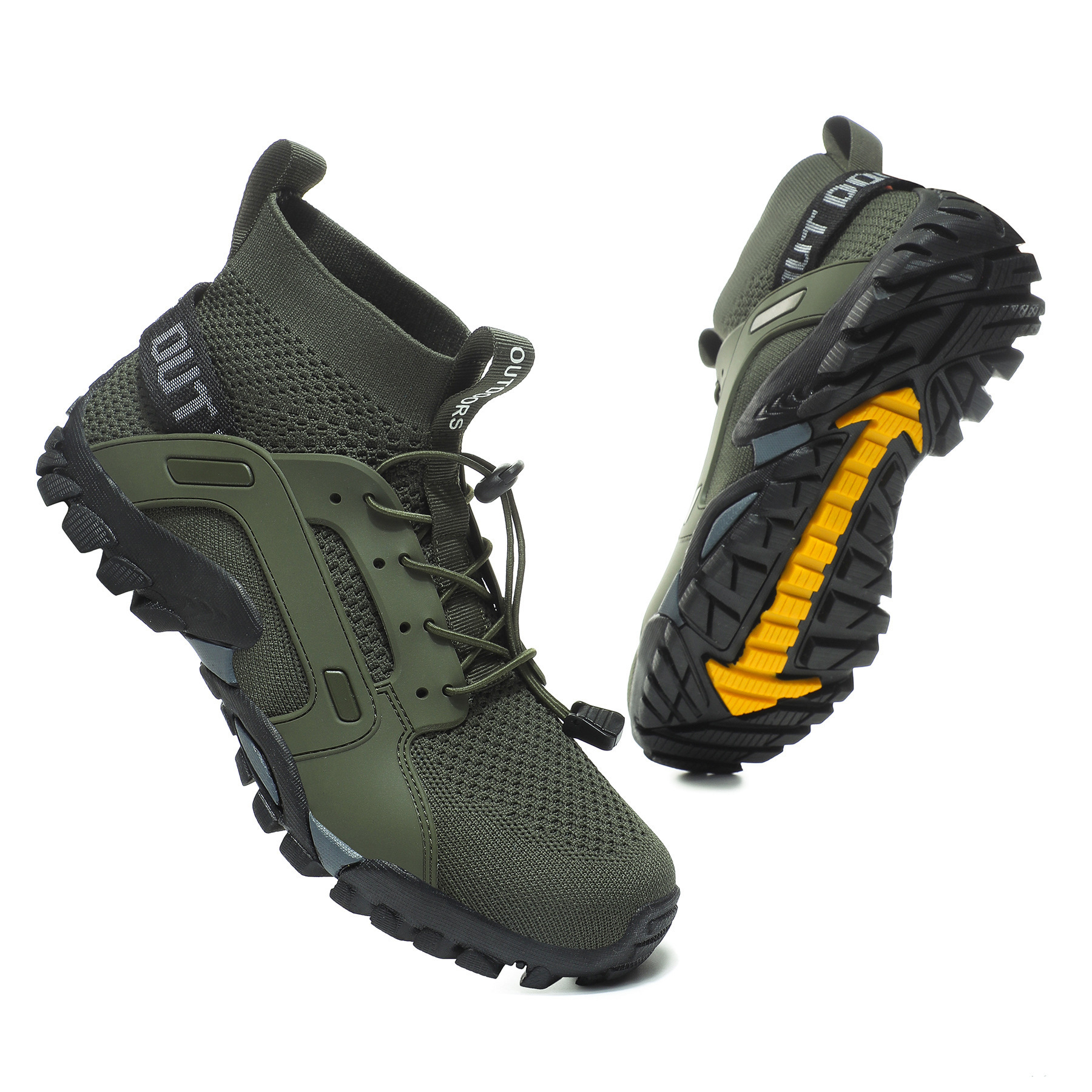 Outdoor Hiking Shoes Men's Large Size Trail Shoes Outdoor Casual Hiking Hiking Fishing Slippers Wading Shoes