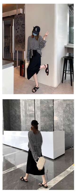 Super Soft Cloud Cross Knot Thick Bottom Casual Sandals Women's Beach Model_voghion.com