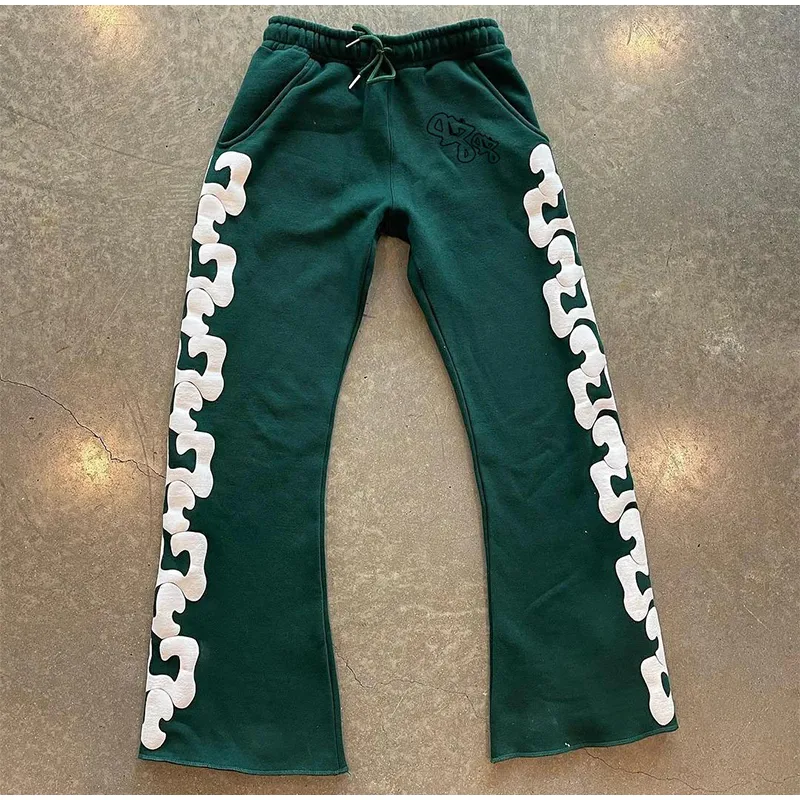 Herenbroek Y2k Street Printed Flared Haruku Casual Loose Wide Leg Joggers Hip Hop 2024 Rechte Broeken Sweatpants_voghion.com