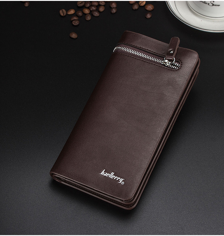 Ανδρικές τσάντες νέα δημιουργική τσάντα clutch ανδρικό πορτοφόλι με μακρύ φερμουάρ, κατασκευαστές τσαντών κινητού τηλεφώνου χονδρικής Tide_voghion.com