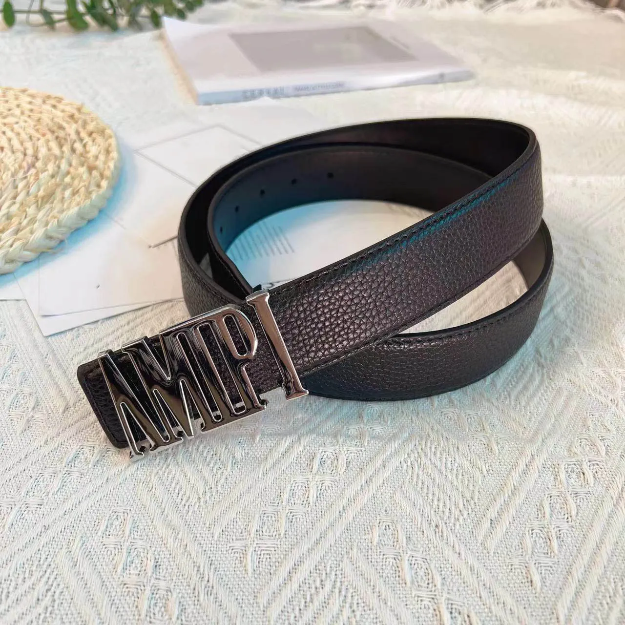 Cintura di marca da uomo con lettere di marca Cinture per donna Moda Cinture con fibbia Sier Cintura classica da ufficio Larghezza regali_voghion.com