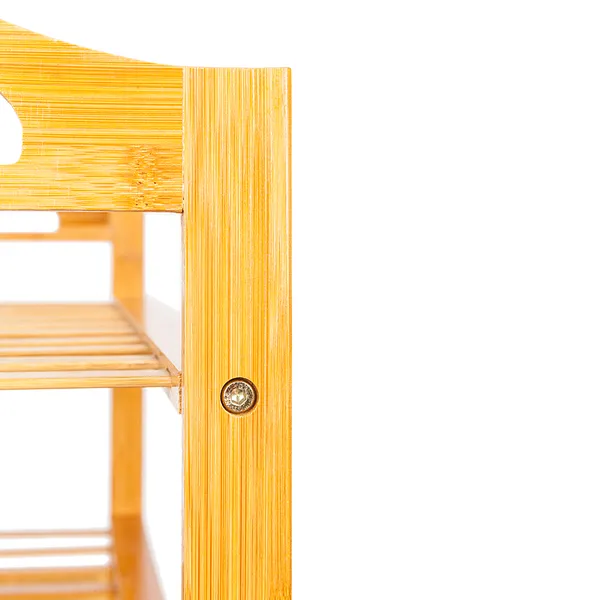 Bamboo Shoe Rack 4-Tier Entryway Shoe Shelf Storage Organizer For Home &amp; Office Easy To Assemble Wood Color_voghion.com