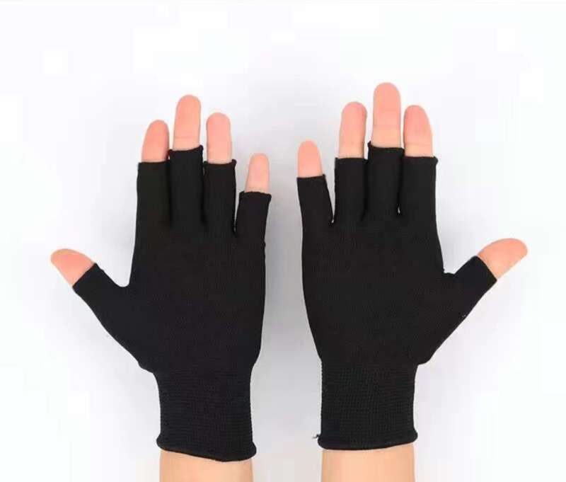 UV-Salon-Werkzeuge, Touchscreen-Arbeit, Wartung, Schutz, Nagellack-Handschuhe, freiliegende Finger, Anti-Schwarz, Sonne_voghion.com
