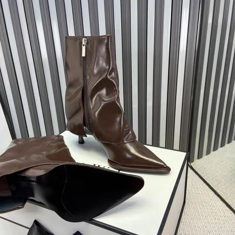 Bottes pour femmes automne hiver style minimaliste à la mode confortable triple blanc livraison gratuite_voghion.com