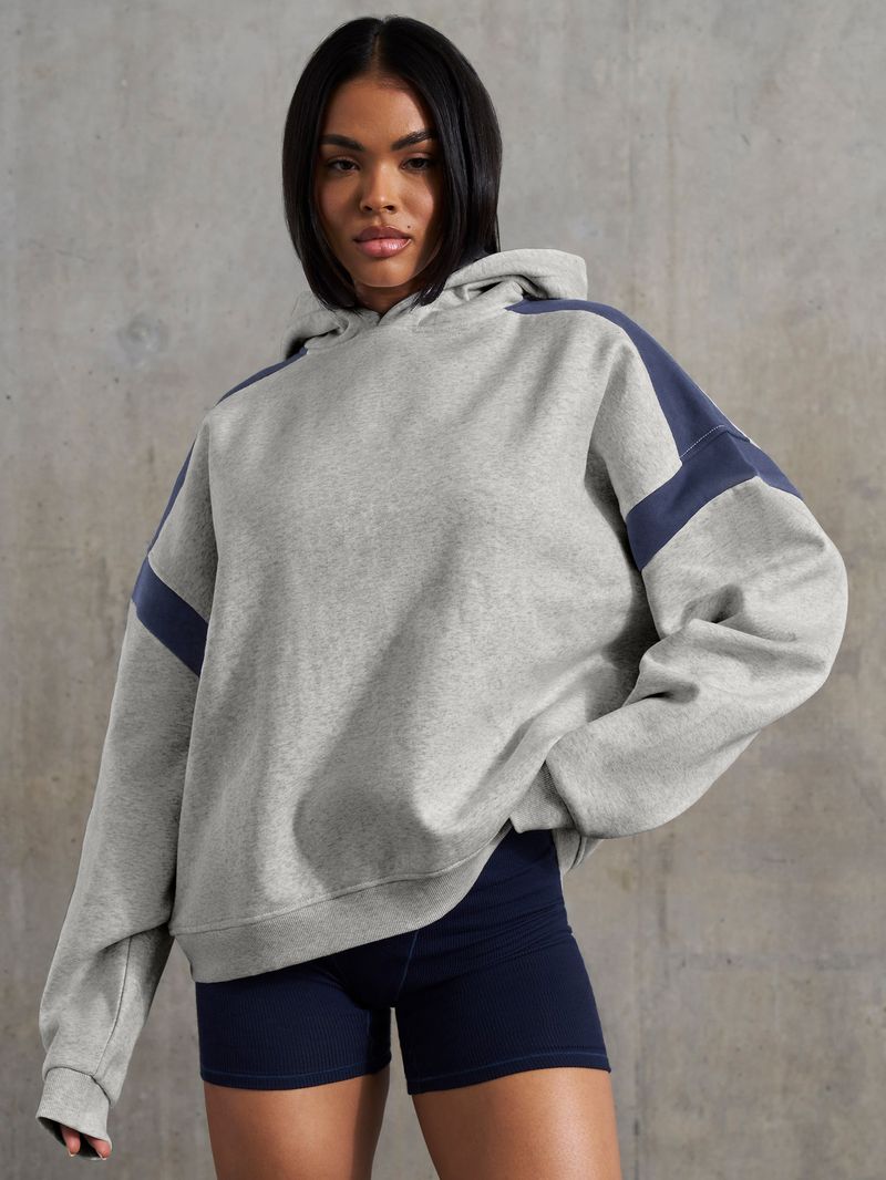 Women's Clothing contrast color drop shoulder high-end_voghion.com