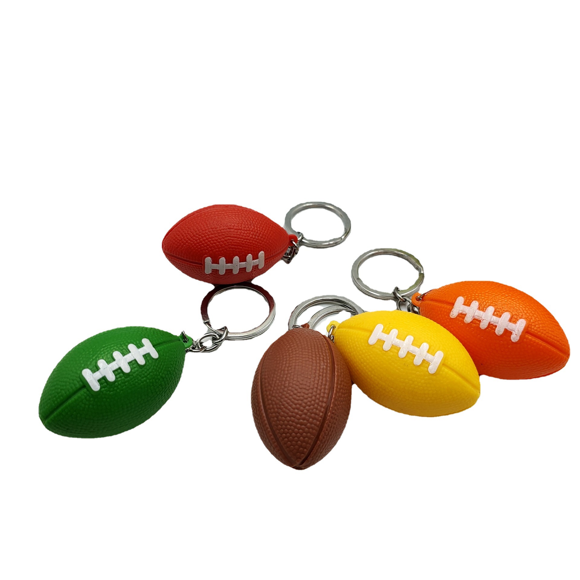Mini porte-clés de rugby pendentif rencontre sportive petit cadeau