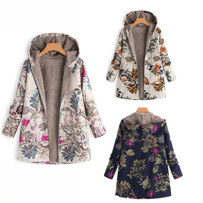 Veste décontractée à manches longues en coton et lin pour femmes, vêtements en fourrure de feuilles
