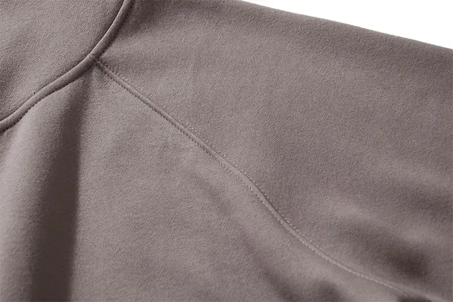Conjunto de sudadera con capucha y pantalón de algodón holgado_voghion.com