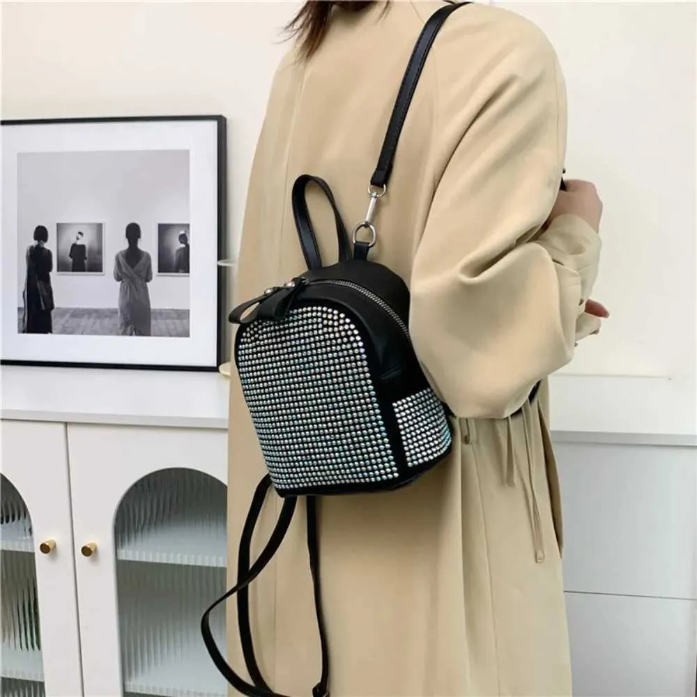 Zaino da donna in PU, piccolo, per ragazze adolescenti, alla moda, per il tempo libero, con cerniera, borsa a tracolla, zaino ad alta capacità, per donne, mini scuola_voghion.com