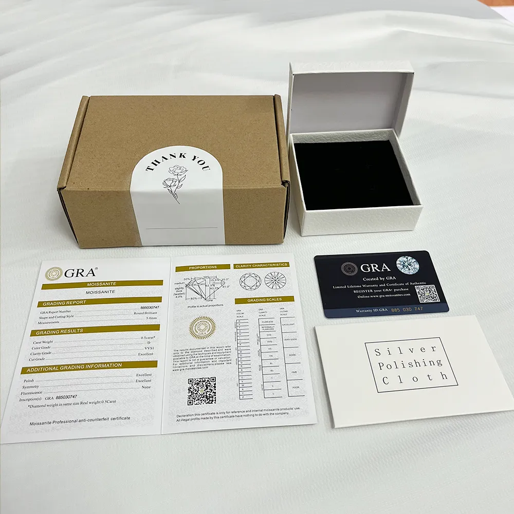 Ketten voller Moissanite-Anhänger-Halskette Sterling Silber vergoldet Diamant-Schlüsselbeinkette für Frauen Hochzeitsschmuck_voghion.com