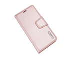 Für XR-Hülle, Hanman Wallet Leder Flip Magnetständer Hülle Cover (Roségold)_voghion.com