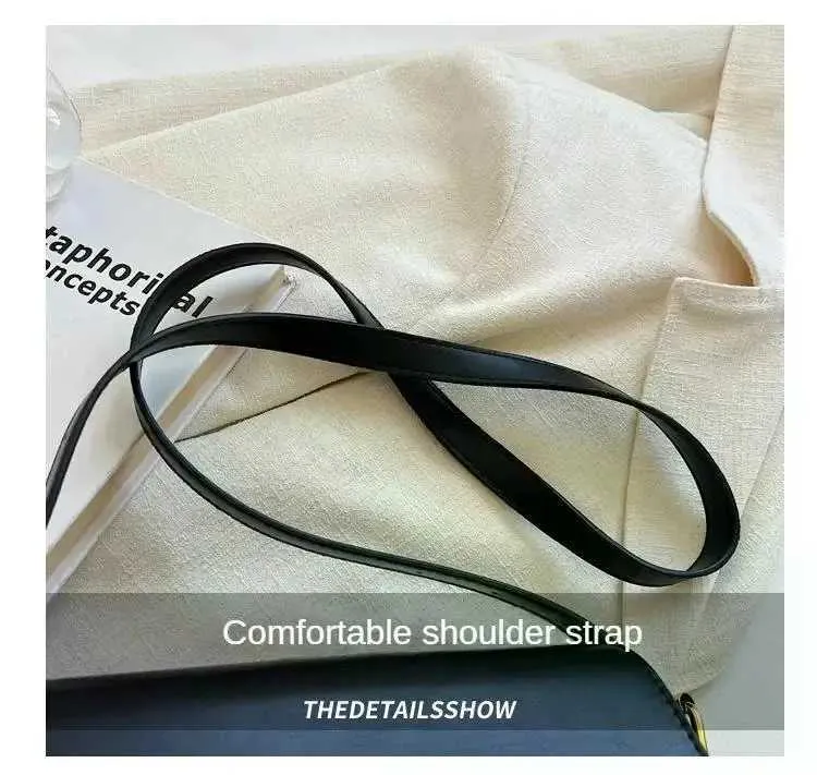 Vintage leather cross body bag suitable for warm 2024 designer Fem small flip cover sole armpit pocket handbag and_voghion.com