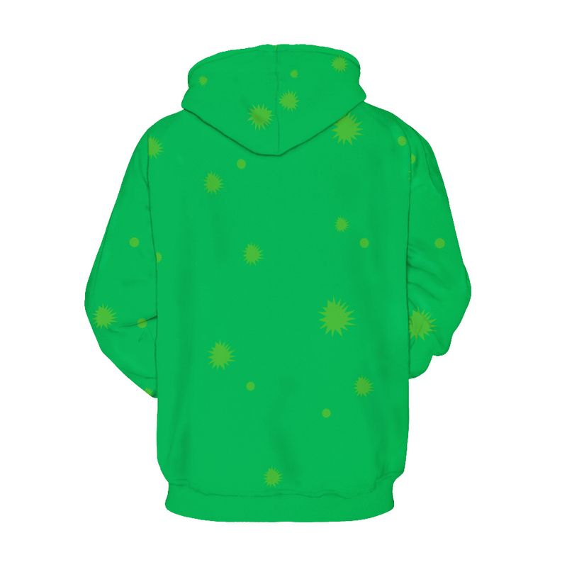 Women's Clothing Grinch digital printing couple wear trendy loose casual hooded sweatshirt_voghion.com